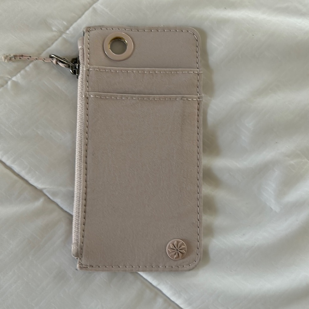 Athleta pink coffee wallet!  Good condition